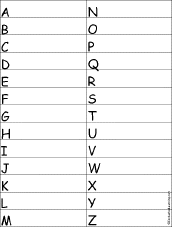 Name for Each Letter