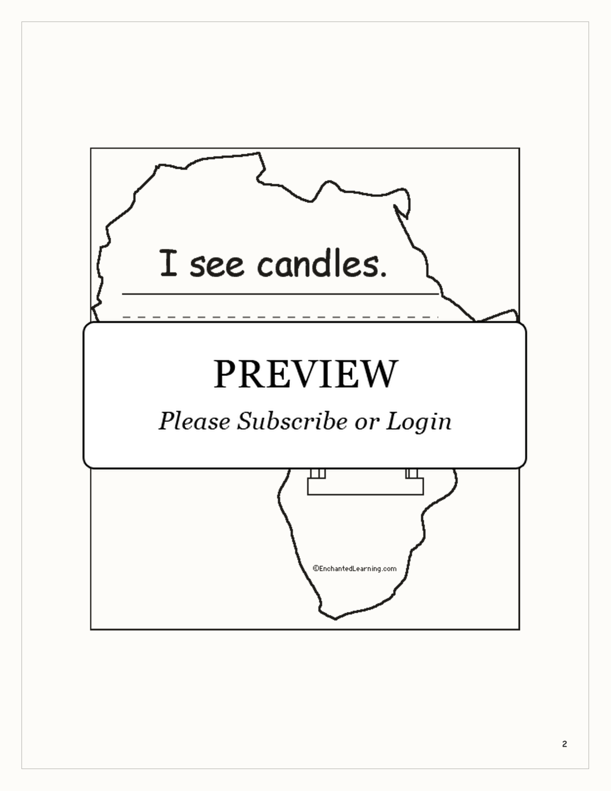 Kwanzaa I See – Early Reader Book interactive printout page 2