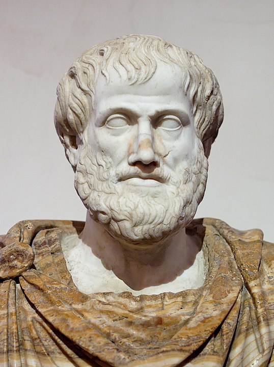 A bust of Aristotle